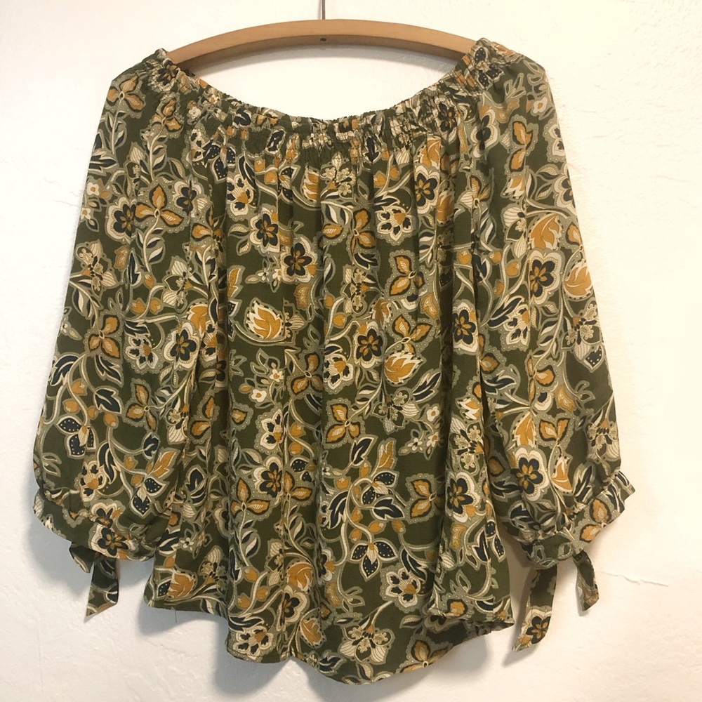 NY Collection Floral Blouse Women’s PL